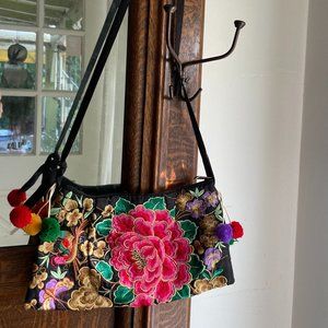 CHINESE Gorgeous Embroidered Crossbody Bag